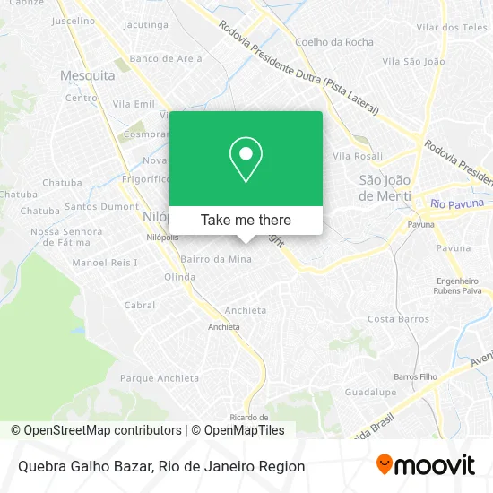 Quebra Galho Bazar map