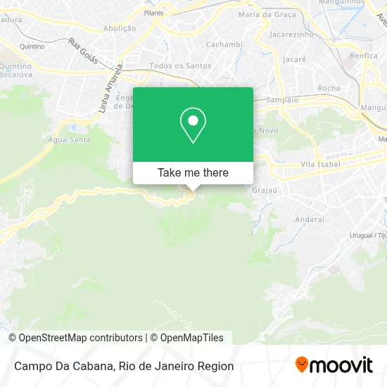 Campo Da Cabana map