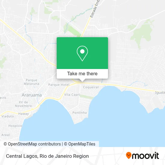 Central Lagos map