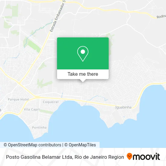 Posto Gasolina Belamar Ltda map