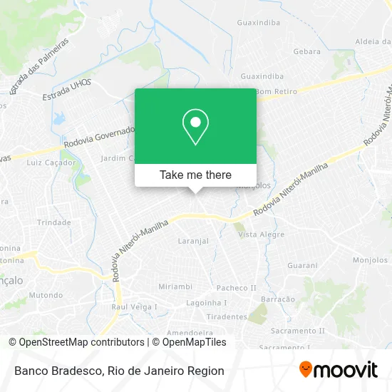Banco Bradesco map