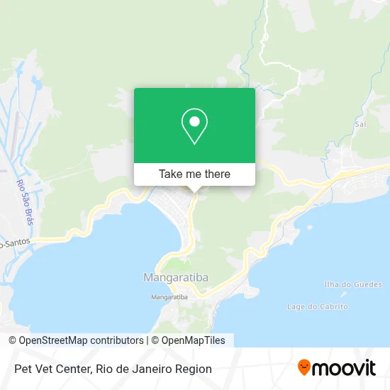 Pet Vet Center map