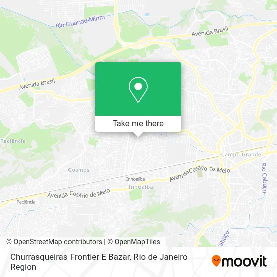 Churrasqueiras Frontier E Bazar map