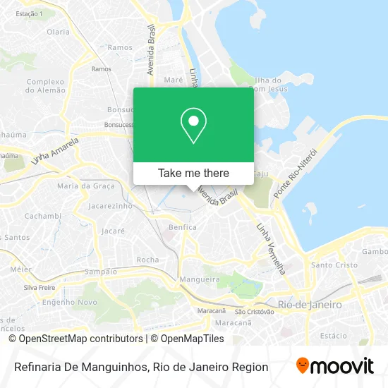 Refinaria De Manguinhos map