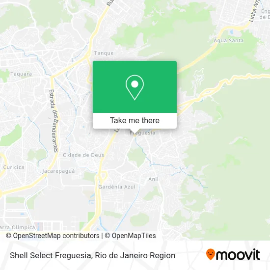 Shell Select Freguesia map