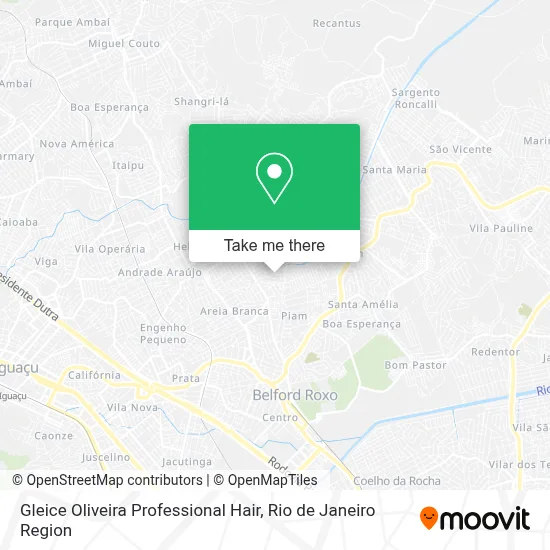 Gleice Oliveira Professional Hair map