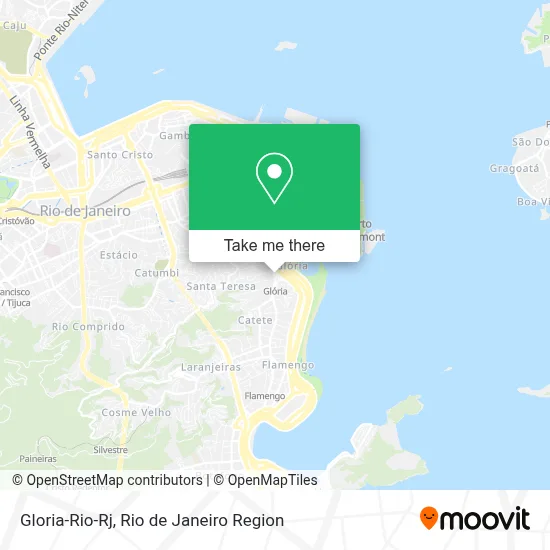 Gloria-Rio-Rj map