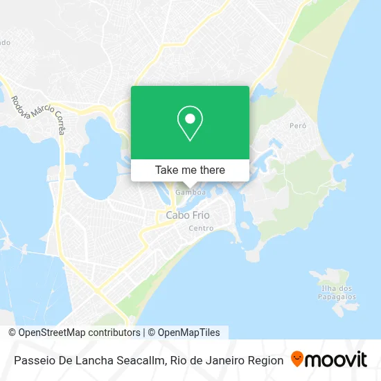 Passeio De Lancha Seacallm map