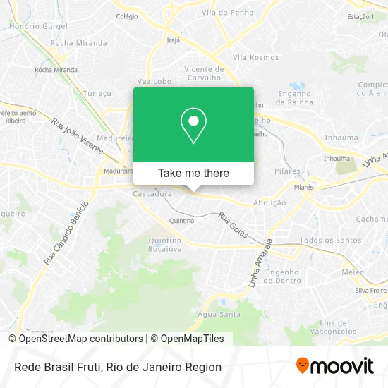Rede Brasil Fruti map