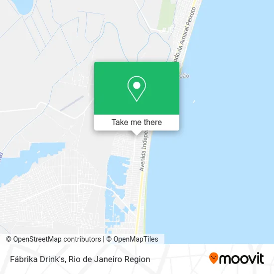 Fábrika Drink's map