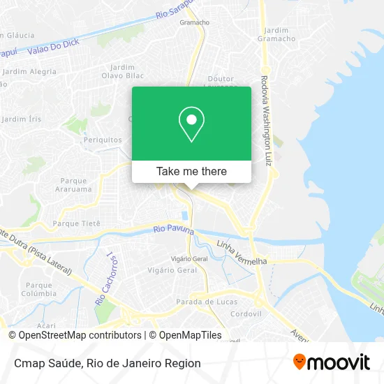 Cmap Saúde map