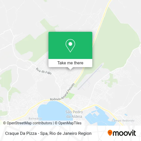 Craque Da Pizza - Spa map