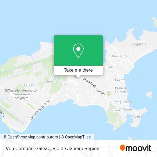 Vou Comprar Galeão map