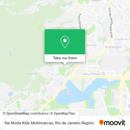 Na Moda Kids Multimarcas map
