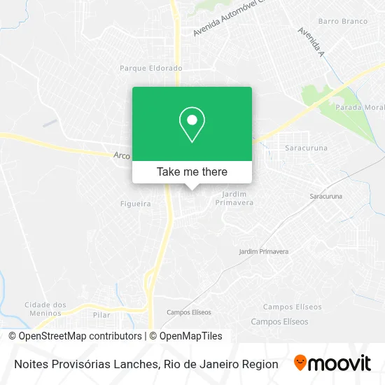 Noites Provisórias Lanches map