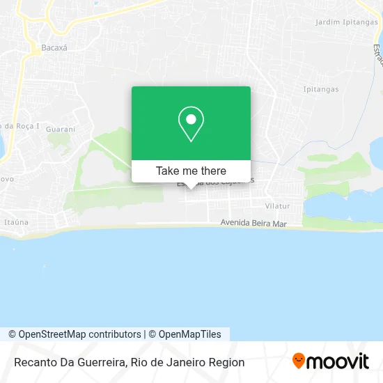 Recanto Da Guerreira map