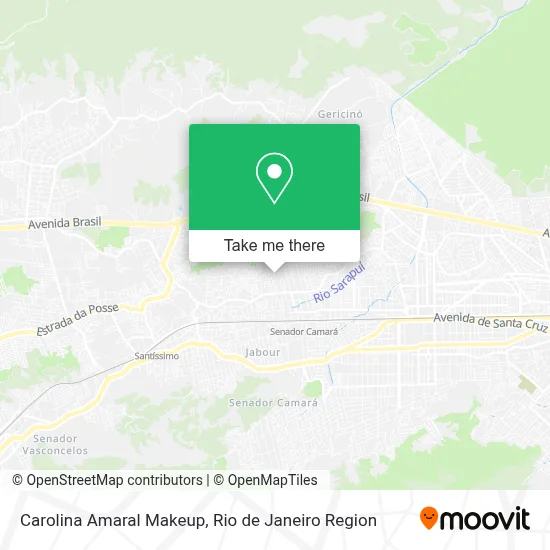 Carolina Amaral Makeup map