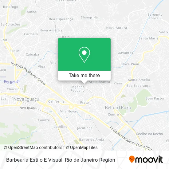 Barbearia Estilo E Visual map