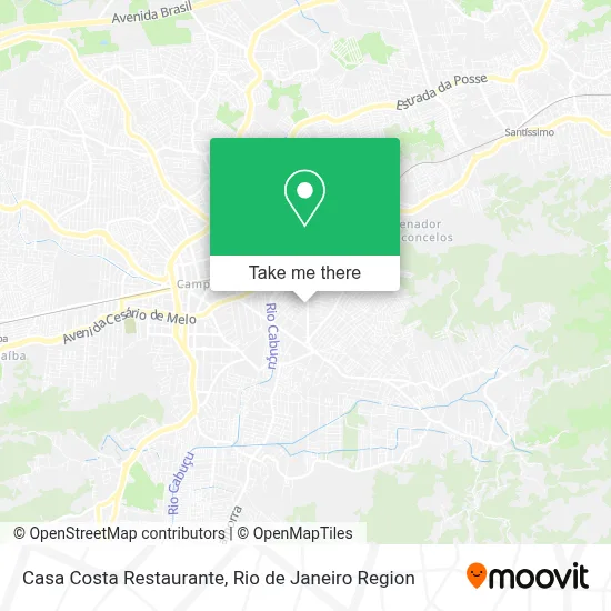 Casa Costa Restaurante map
