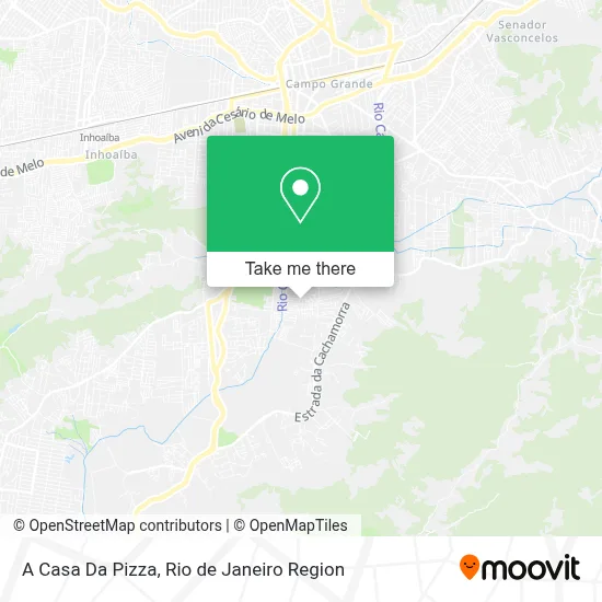 A Casa Da Pizza map