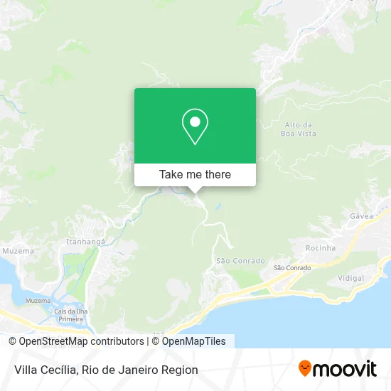 Villa Cecília map