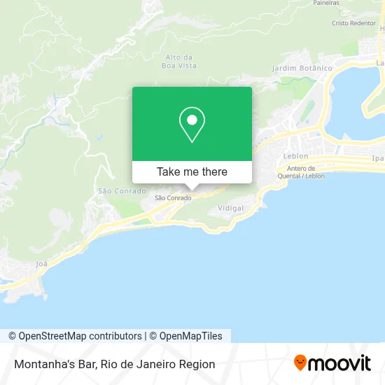 Montanha's Bar map