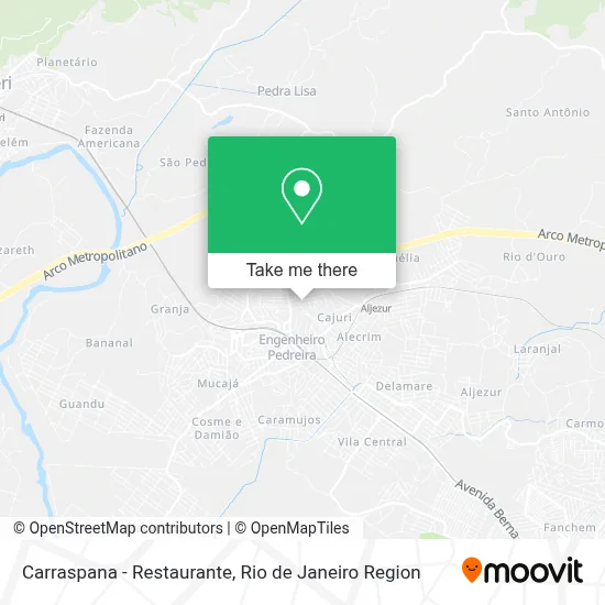 Carraspana - Restaurante map