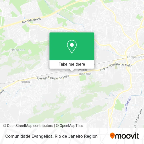 Comunidade Evangélica map