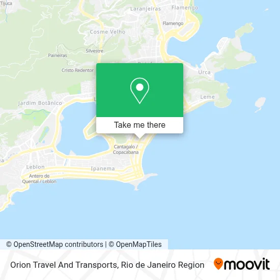 Orion Travel And Transports map