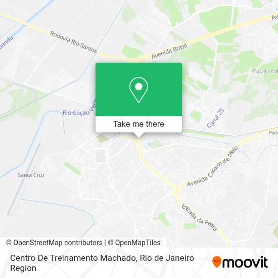Centro De Treinamento Machado map
