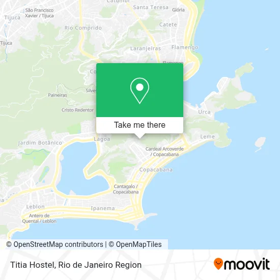 Titia Hostel map