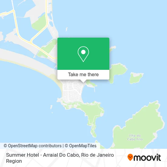 Summer Hotel - Arraial Do Cabo map