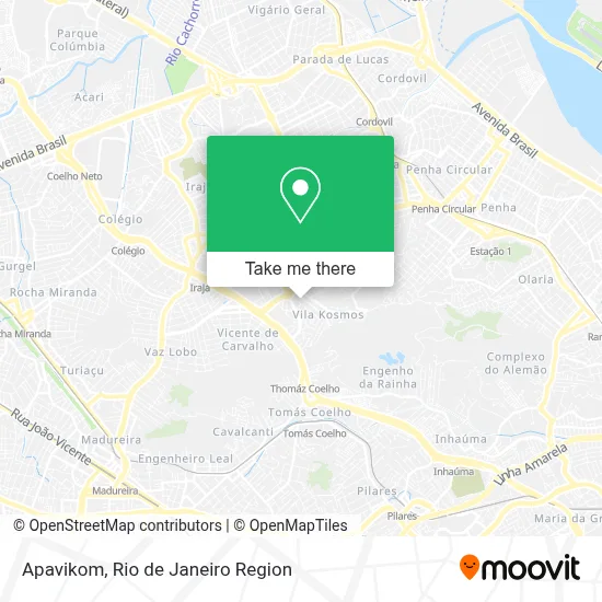 Apavikom map