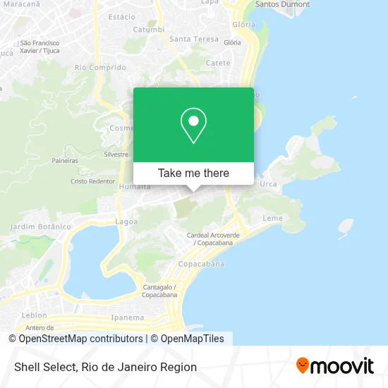 Shell Select map