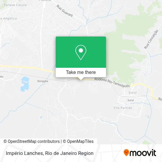 Império Lanches map