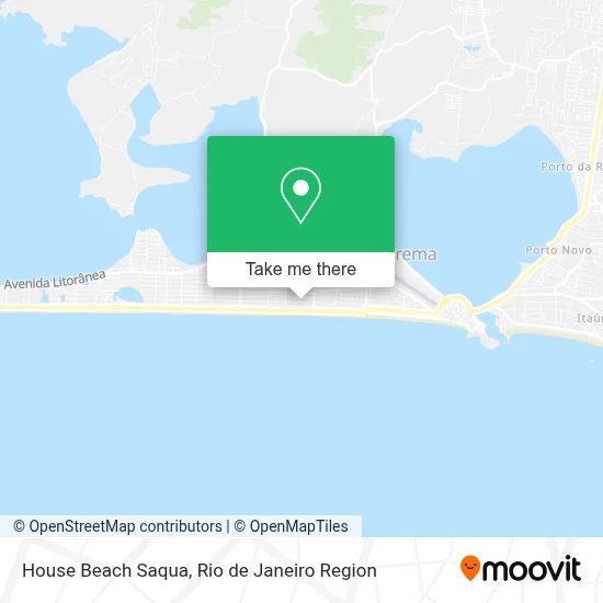 House Beach Saqua map