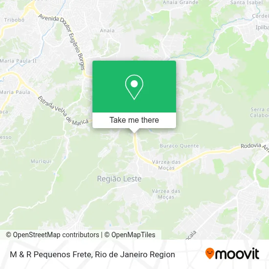 M & R Pequenos Frete map