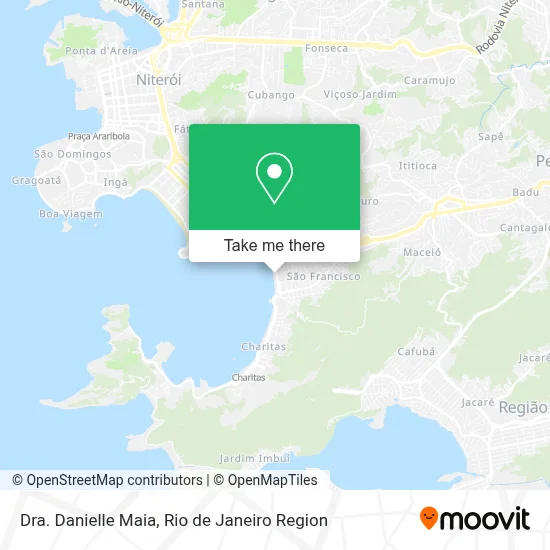 Dra. Danielle Maia map