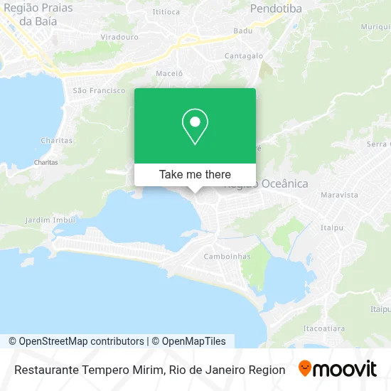 Restaurante Tempero Mirim map
