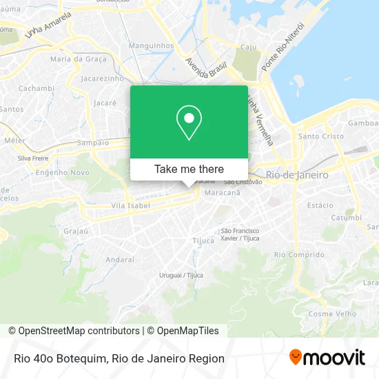 Rio 40o Botequim map