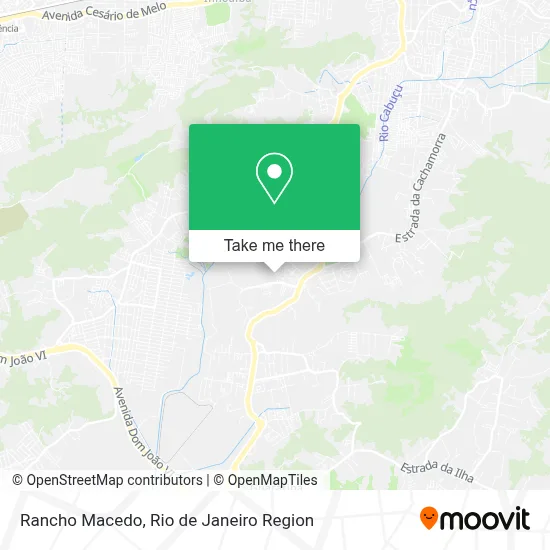 Rancho Macedo map