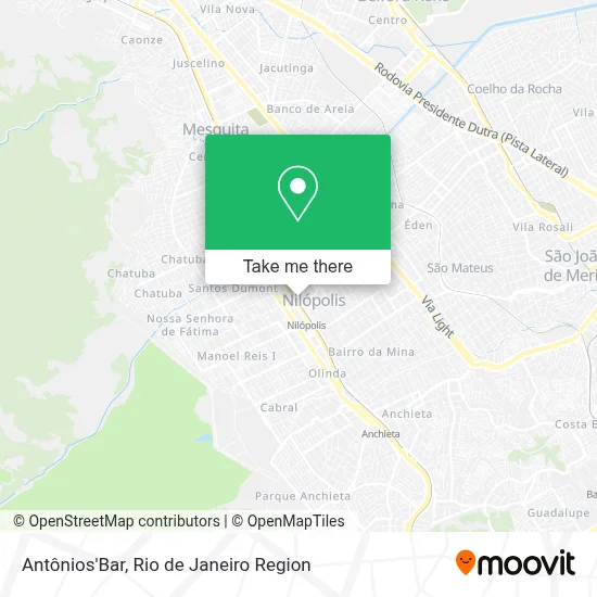 Antônios'Bar map