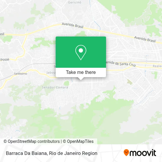 Barraca Da Baiana map