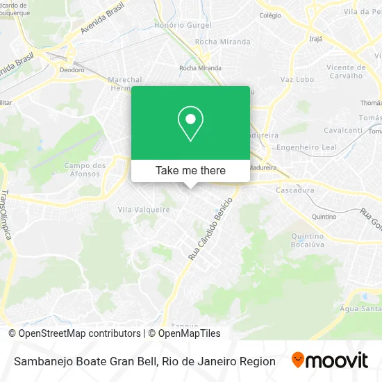Sambanejo Boate Gran Bell map
