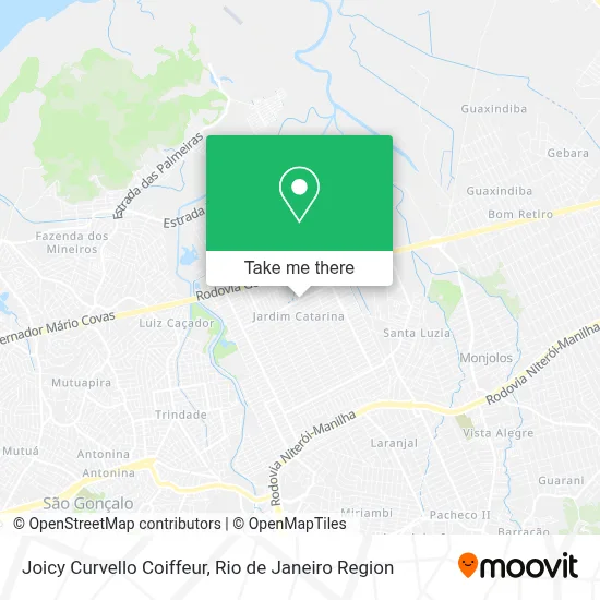 Joicy Curvello Coiffeur map