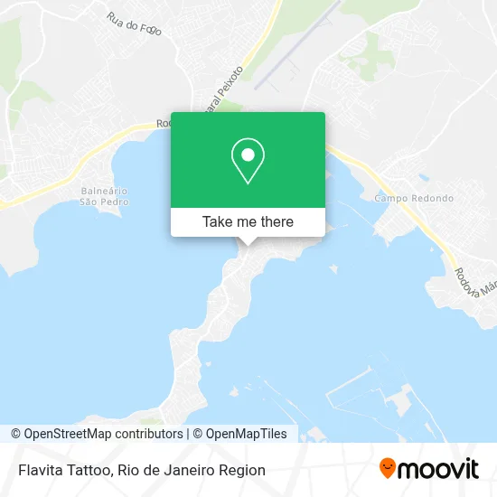 Flavita Tattoo map