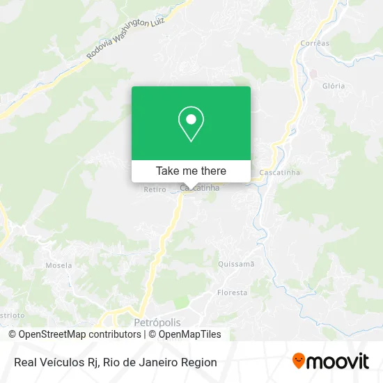 Real Veículos Rj map