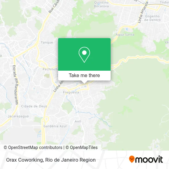 Orax Coworking map