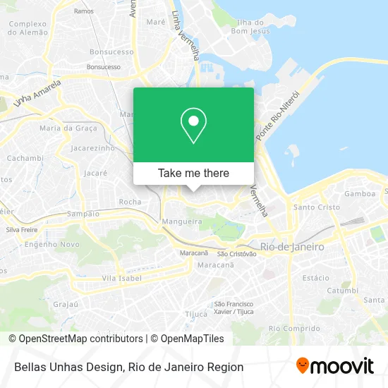 Bellas Unhas Design map