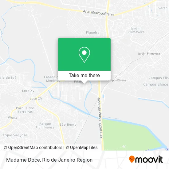 Madame Doce map